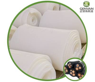 Hitze beständiger und flamm hemmender Silikon kautschuk