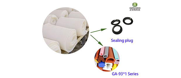 Merkmale des öl blutenden Silikon kautschuk (ausgefällt/gearmt)